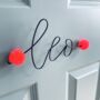 Personalised Pom Pom Name Sign, thumbnail 1 of 9