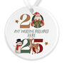 Personalised Ceramic Christmas Tree Bauble In Various Designs, thumbnail 5 of 9