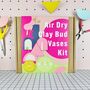 Air Dry Clay Bud Vases Craft Kit, thumbnail 2 of 7