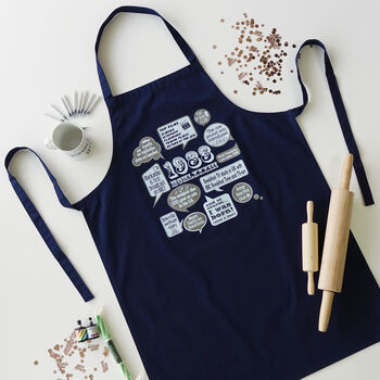 'Events Of 1983' 40th Birthday Gift Apron, 5 of 11