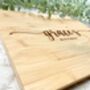 Bamboo Engraved Chopping Board New Home Gift, thumbnail 4 of 5