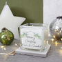 Merry Christmas Mistletoe Candle For Grandparents, thumbnail 4 of 8