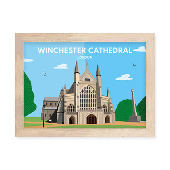 Winchester Cathedral London Framed Print, 6 of 6