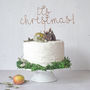 It's Christmas Wire Cake Topper, thumbnail 1 of 6
