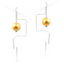 Geometric Statement Earrings | Labyrinth Ball, thumbnail 2 of 3