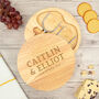 Personalised Couples Christmas Cheese Board Set, thumbnail 2 of 6