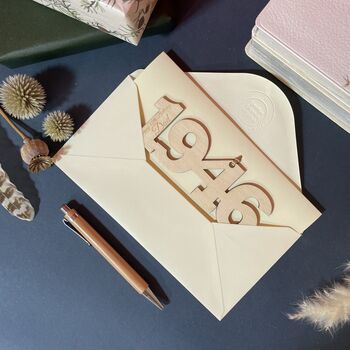 Personalised 80th Birthday 1946 Year Card, 9 of 11