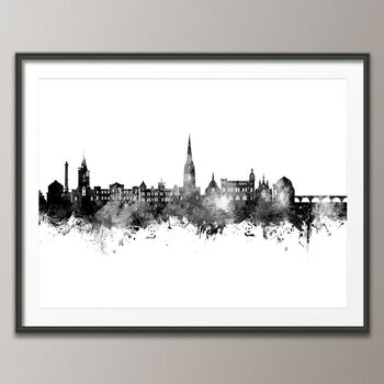 Perth Scotland Skyline Cityscape Art Print, 4 of 7