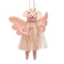 Pink Princess Fairy Mouse Hanging Decoration, thumbnail 2 of 4