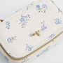 Cream Floral Jewellery Box Small, thumbnail 4 of 5