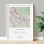 Our New Home Personalised Map Print New Home Gift, thumbnail 6 of 12