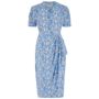 Mabel Dress In Palace Pansy Vintage 1940s Style, thumbnail 1 of 3