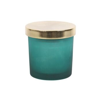 Heart Chakra Mint Crystal Chip Candle, 3 of 4