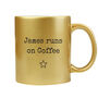 Personalised Gold Star Ceramic Mug, thumbnail 5 of 11