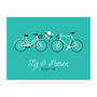 Personalised Bikes Wedding Or Anniversary Gift Print, thumbnail 2 of 5