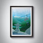 Whistler Canada Travel Poster Art Print, thumbnail 1 of 6