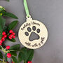 From The Dog/Cat Welsh Christmas Decoration, thumbnail 2 of 2