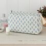 Cornflower Quilted Wash Bag, thumbnail 1 of 3
