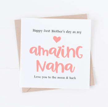 First Mother's Day Card For Grandma, Nana, Granny, 3 of 3
