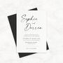 Luxury Wedding Invitation Elegant With Envelope The Isla Collection, thumbnail 8 of 11