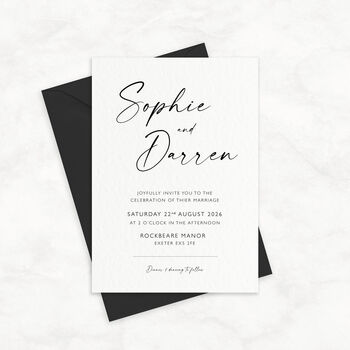 Luxury Wedding Invitation Elegant With Envelope The Isla Collection, 8 of 11
