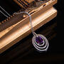 Amethyst 925 Sterling Silver Statement Necklace, thumbnail 1 of 4