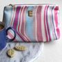 Personalised Embroidered Velvet Makeup Bag Gift For Her, thumbnail 9 of 9