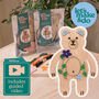Learn To Sew Bear Kit Craft Kit For Kids, thumbnail 1 of 8