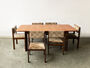 Mid Century G Plan Dining Table With Six Dining Chairs, thumbnail 1 of 12