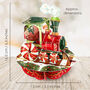 Pop Up 3D Christmas Card Santa Train, thumbnail 3 of 4