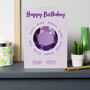 February Birthstone Birthday Card, thumbnail 1 of 4