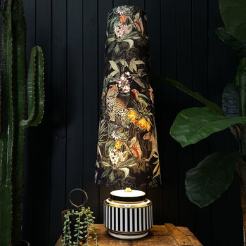 Fools Paradise Leopard Oversized Cone Lampshades, 2 of 3
