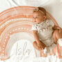 Personalised Baby Name And Birth Date Swaddle Blanket, thumbnail 1 of 8
