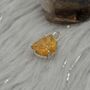 Raw Citrine Pendant Necklace: November Birthstone, thumbnail 7 of 7