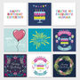 Assorted Birthday Cards Bundle Pack, thumbnail 1 of 10