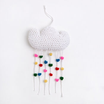 Cloud Raindrops Easy Crochet Kit, 2 of 7