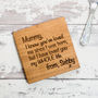 Personalised Letter To Daddy Or Grandad Coaster, thumbnail 3 of 6