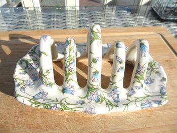 Toast Rack In Harebell Design, 6 of 7