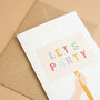 'Let's Party' Children's Birthday Card, thumbnail 3 of 3