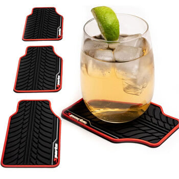 Funny Car Gift Him Car Mat Coasters, 2 of 3