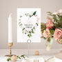 Floral Wedding Table Numbers Digital Download, thumbnail 2 of 4