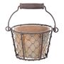 Handmade Terracotta Plant Pot With Hanging Basket Gift, thumbnail 1 of 5