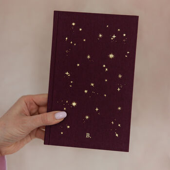 Starry Lined Notebook/ Personalised Notebook/Gift, 5 of 10