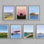 Best Of The North East Set Of Seven Art Prints, thumbnail 1 of 8