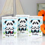 Personalised Panda Sibling Father's Day Card, thumbnail 1 of 9