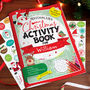 Personalised Christmas Activity Book With Stickers, thumbnail 1 of 5