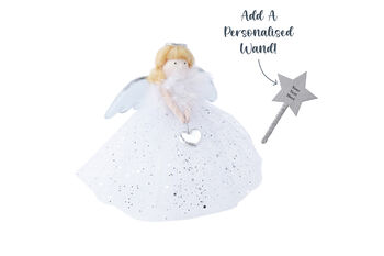 Silver Blonde Angel Christmas Tree Topper | 17cm, 4 of 7