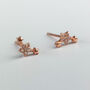 Sterling Silver Star Constellation Stud Earrings, thumbnail 5 of 7