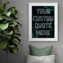 Custom Quote Green Vintage Leaf Design, thumbnail 1 of 6