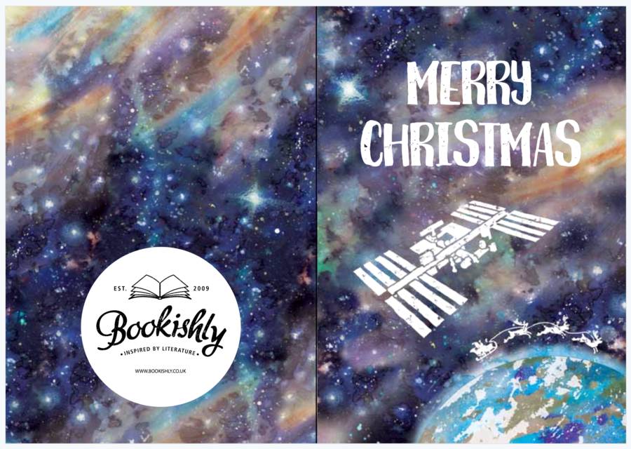 Space Station Christmas Card By Bookishly